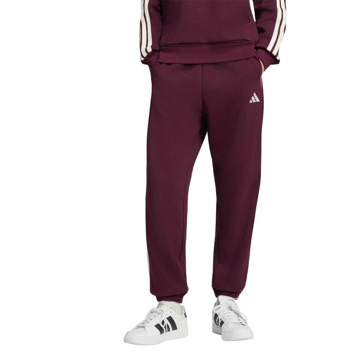 adidas Womens Essentials 3 Stripes Pants Slim