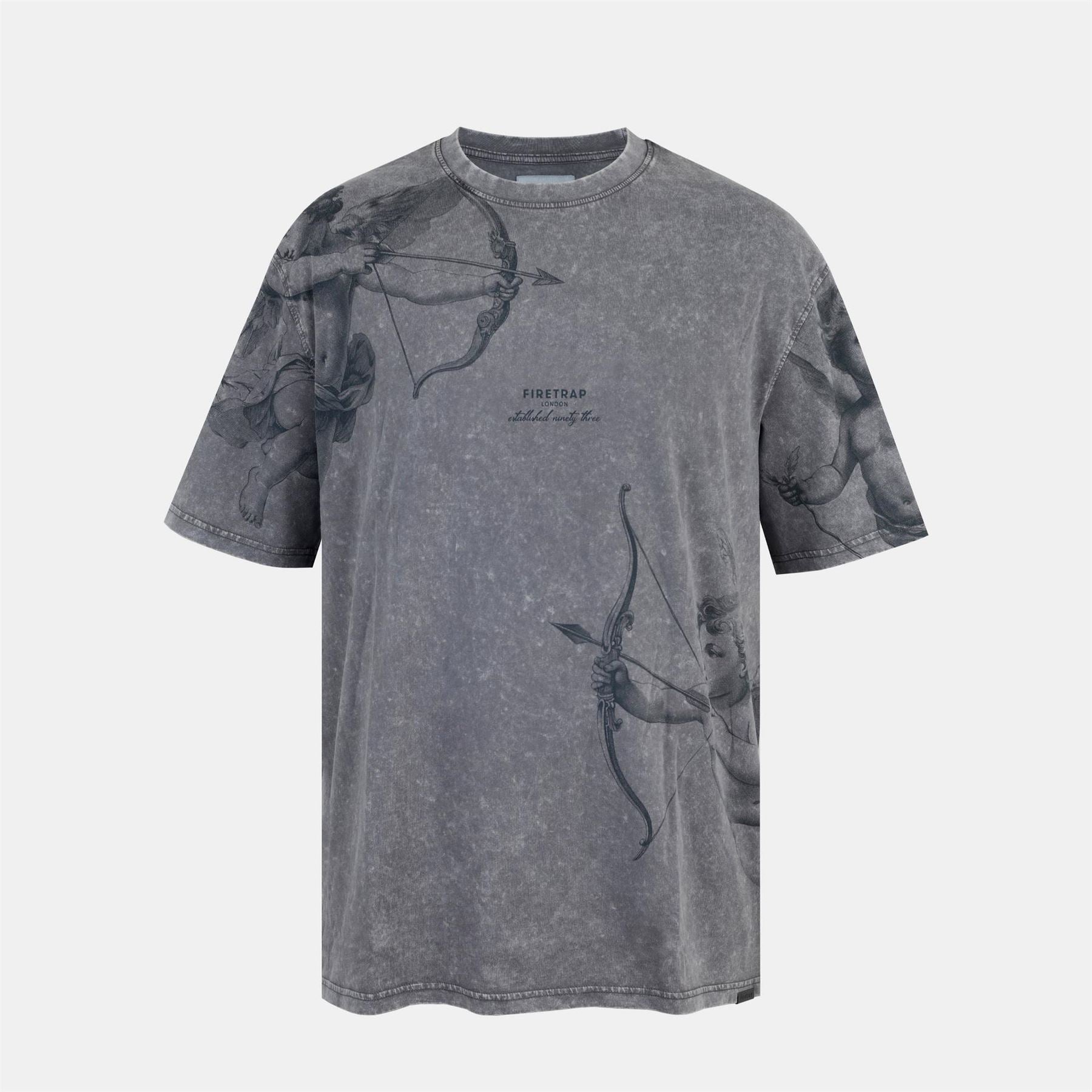 Firetrap Acid Wash Oversized T-Shirt