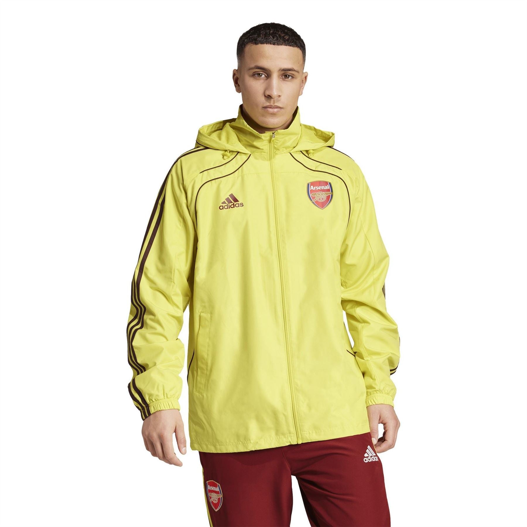 adidas Mens Arsenal Ubackpack Windbreaker 24 25