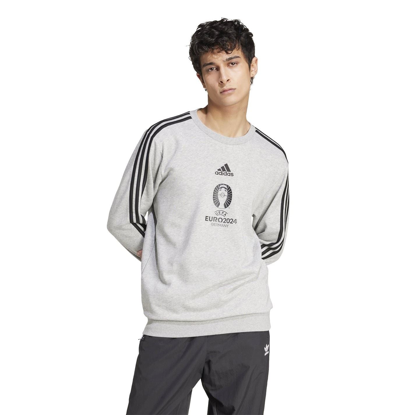 adidas Uefa Euro24 Official Emblem Crew Sweatshirt