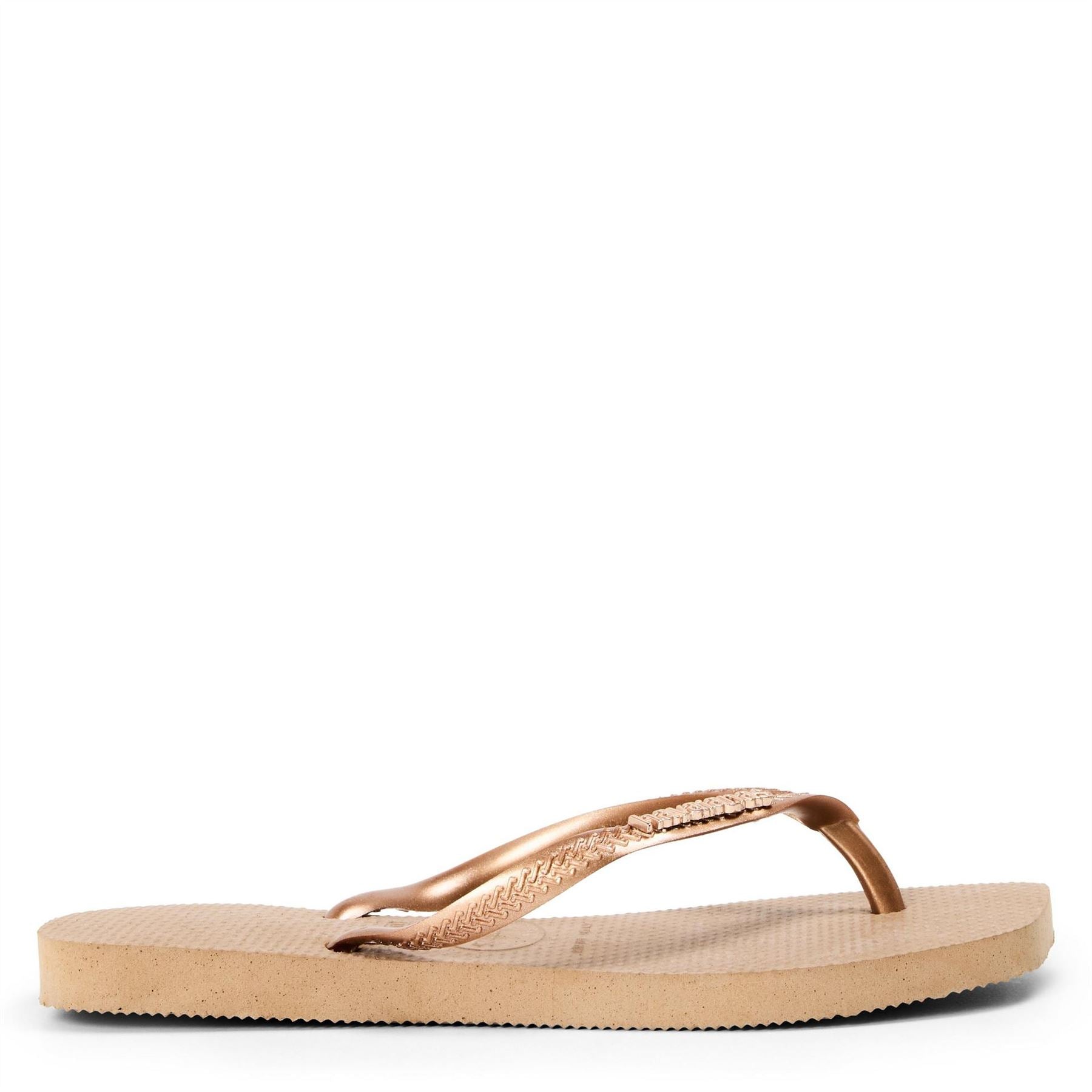 Havaianas Square Logo Metallic Black Flip Flops