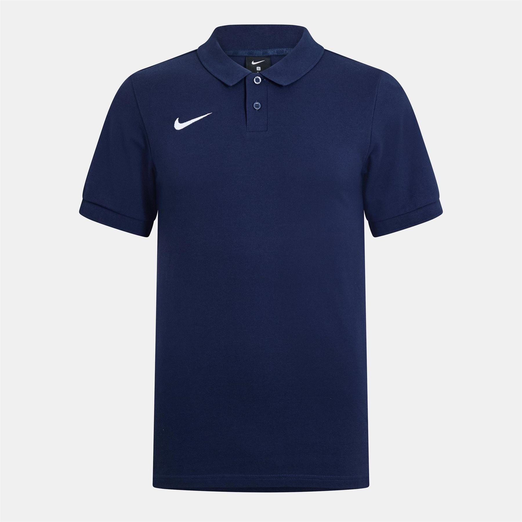 Nike Button Placket Collared Neck Short Sleeve Polo Shirt
