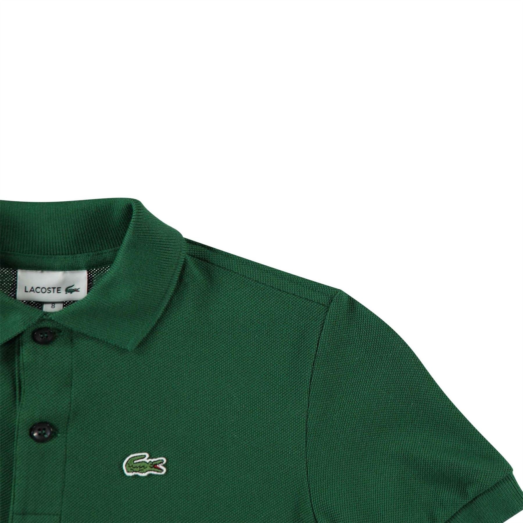 Lacoste Boys Pique Logo Polo Shirt