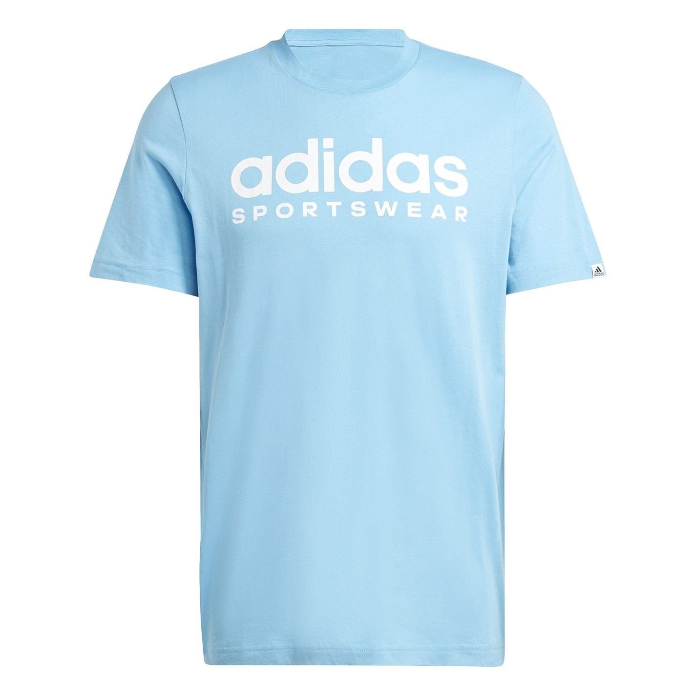 adidas Mens Essentials Single Jersey Logo T-Shirt
