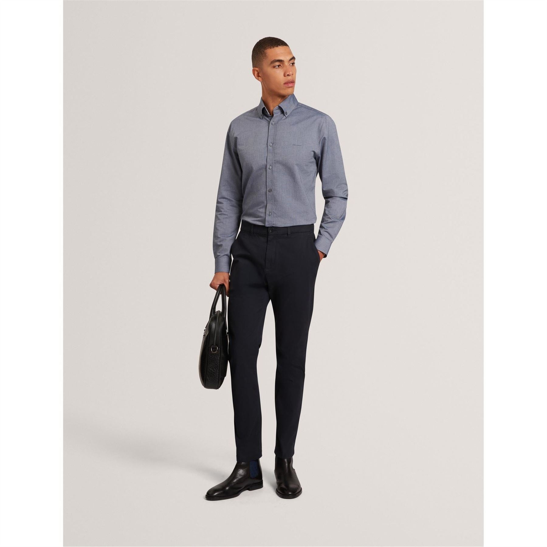 Ted Baker Long Sleeve Button Down Collar Oxford Shirt