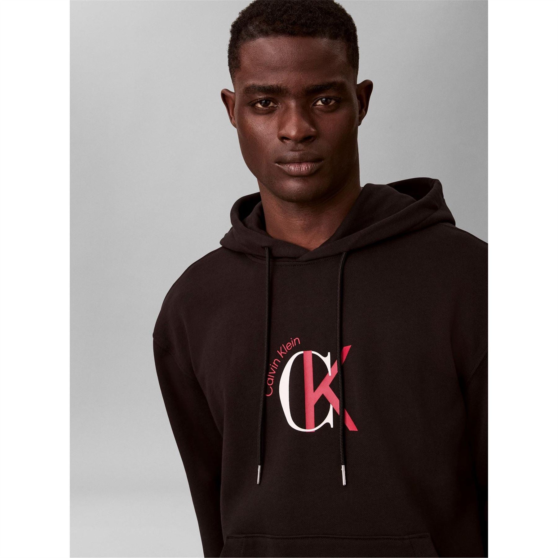 Calvin Klein Jeans Terry Hooded Neck Kangaroo Pocket Sweatshirt