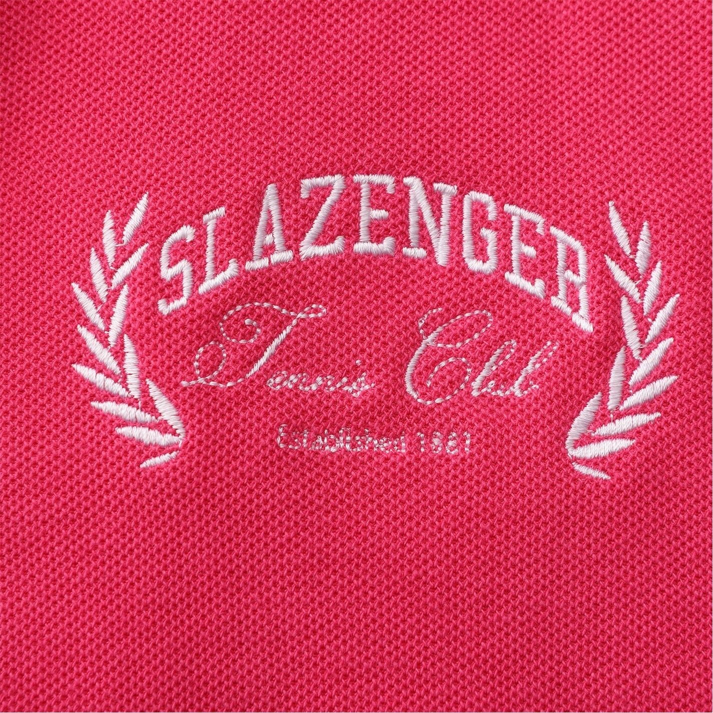 Slazenger Plain Short Sleeve Polo Shirt