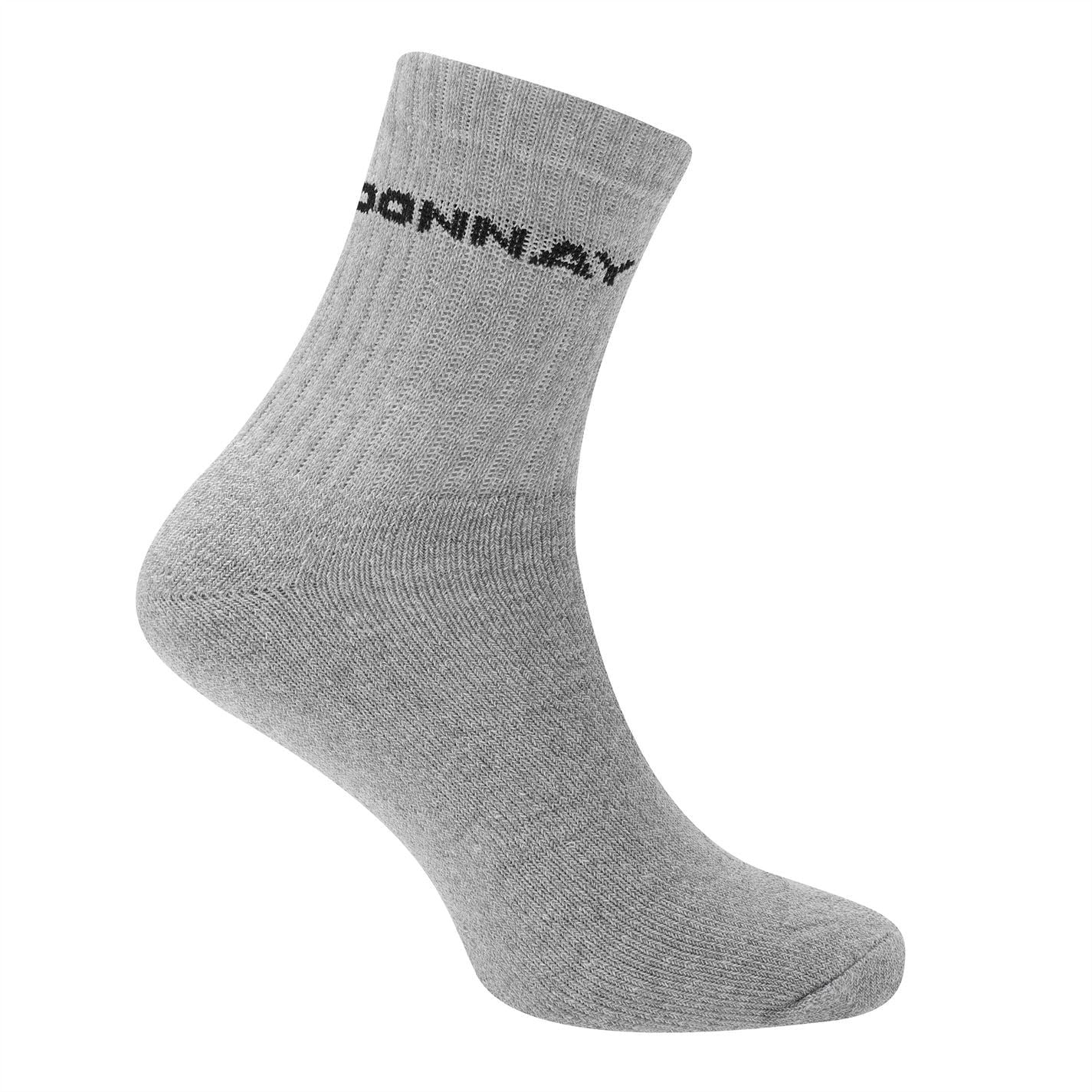 Donnay Mens 10 Pack Quarter Socks Plus Size