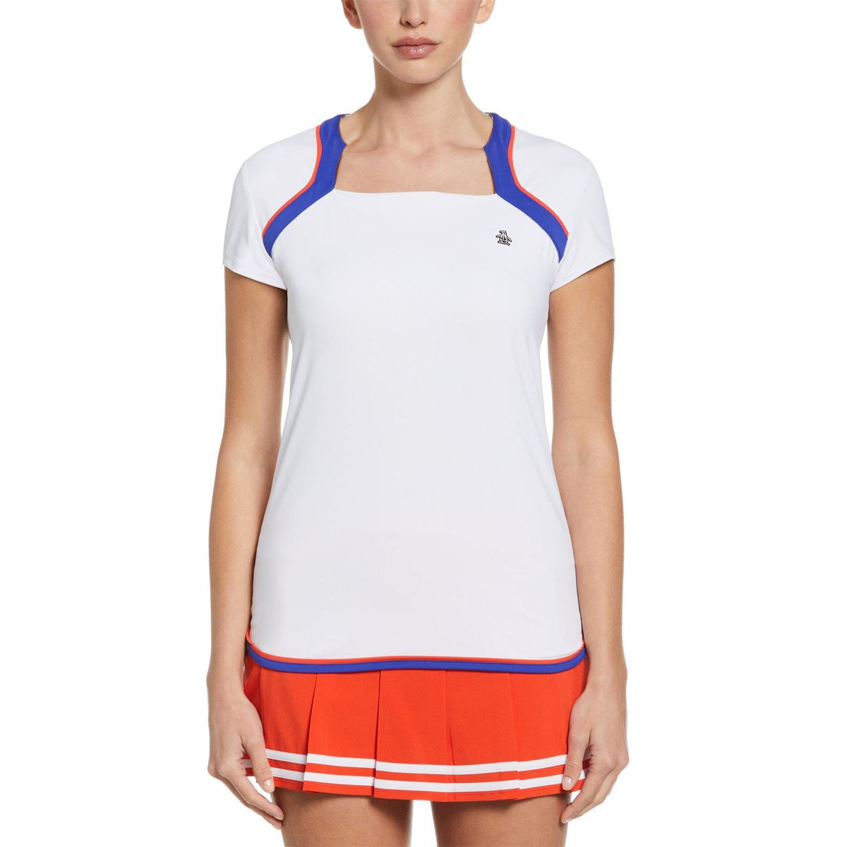 Original Penguin Womens Short Sleeve Round Neckline