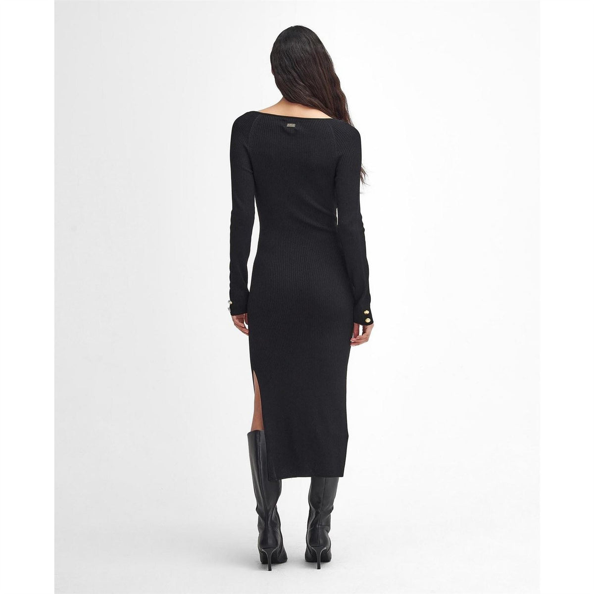 Barbour International Knitted Midi Dress