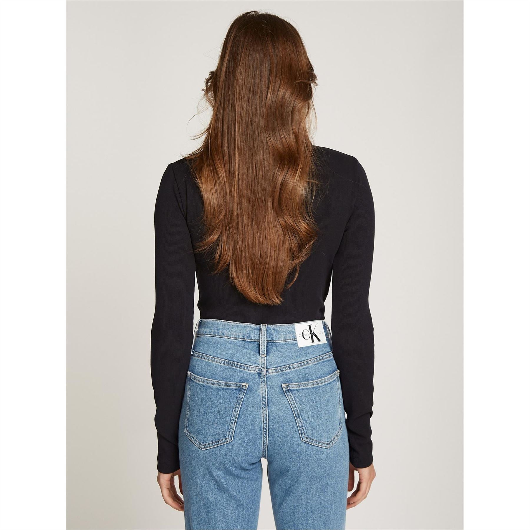 Calvin Klein Jeans Label Rib Polo Body