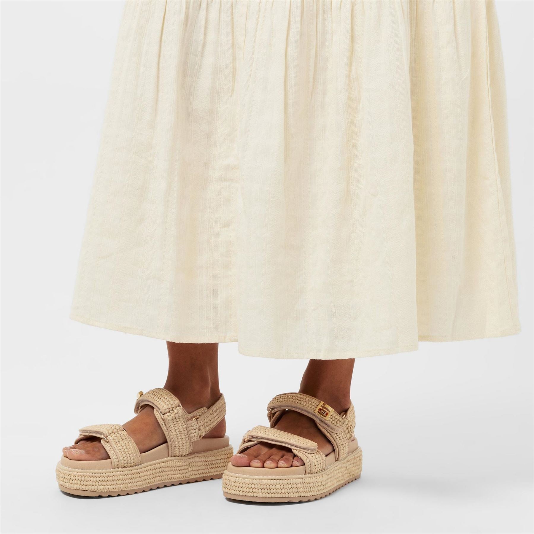 Steve Madden Mona Flatform Open Toe Slides