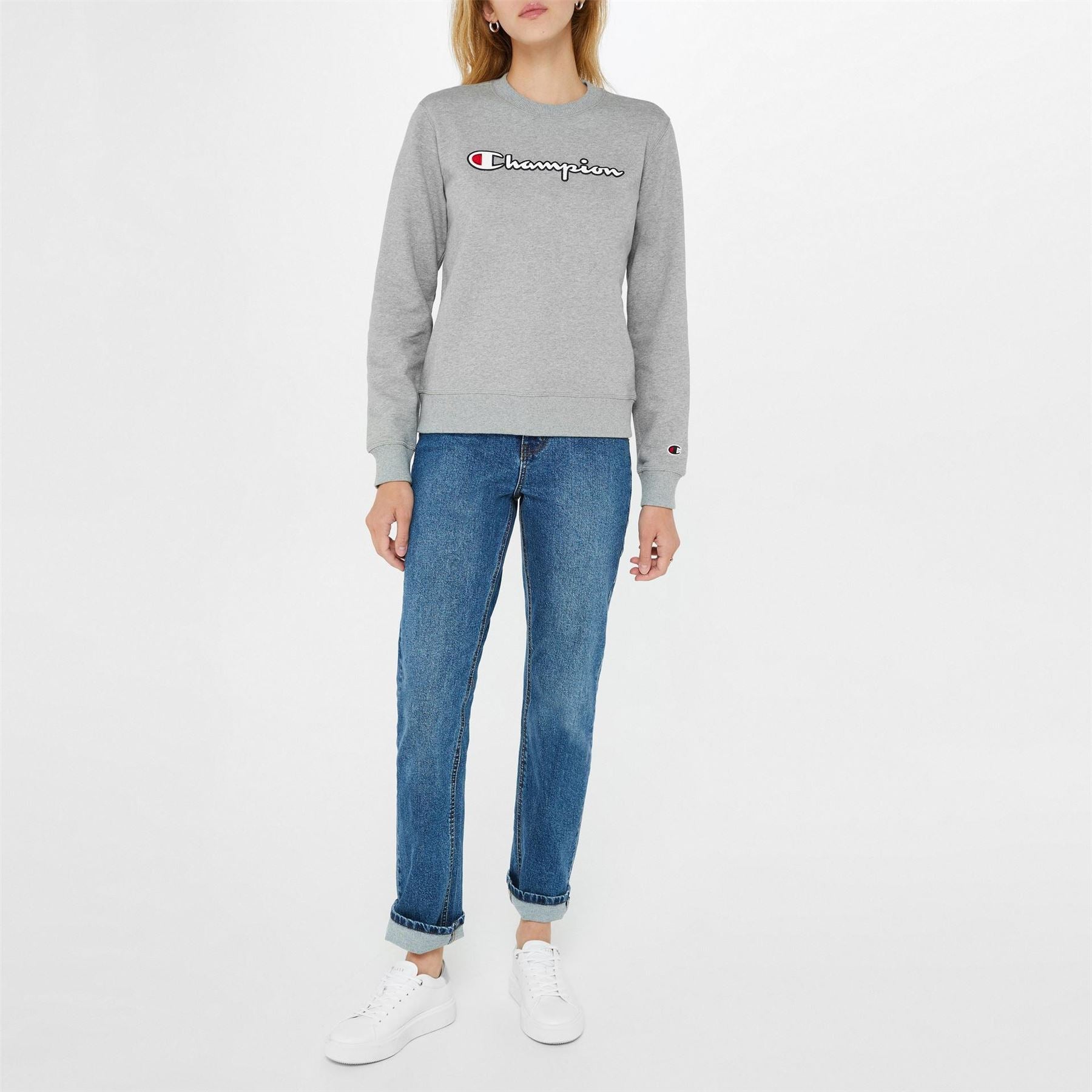 Champion Script Crew Neck Sweatshirt