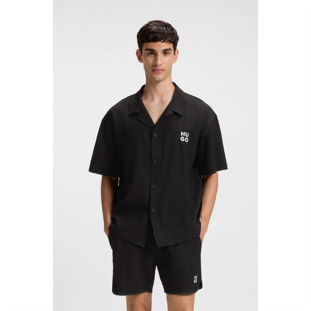 Hugo Waffle Beach Shirt