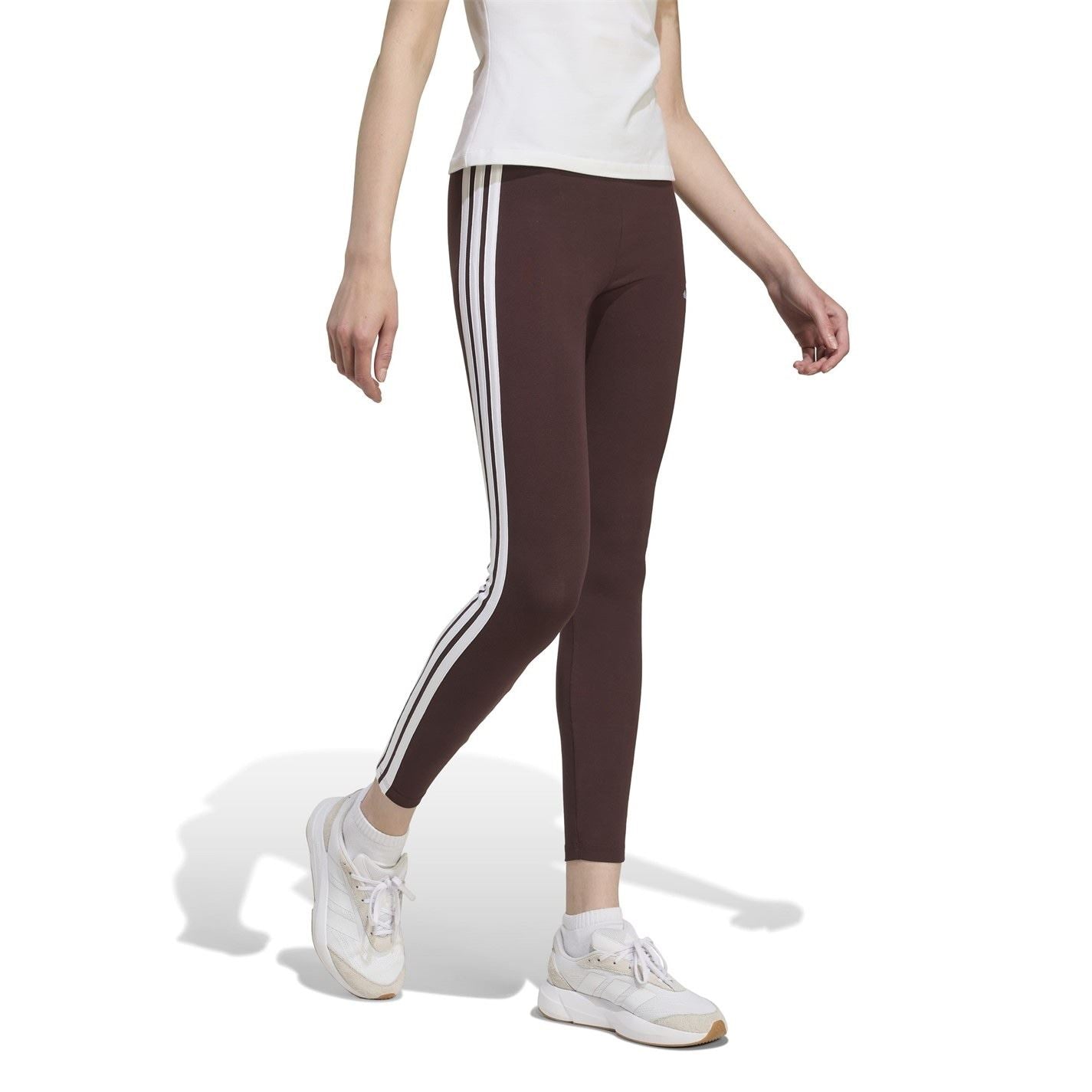 adidas Womens Essentials 3 Stripe Leggings
