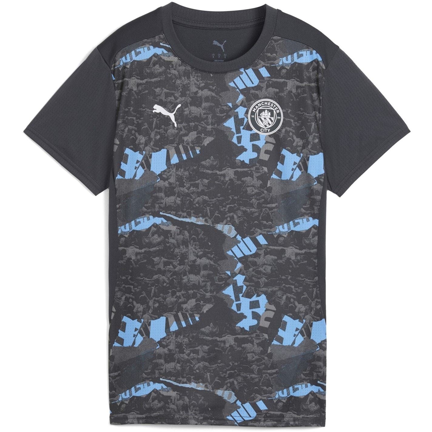 Puma Womens Manchester City Pre Match Short Sleeve Shirt 2024 2025