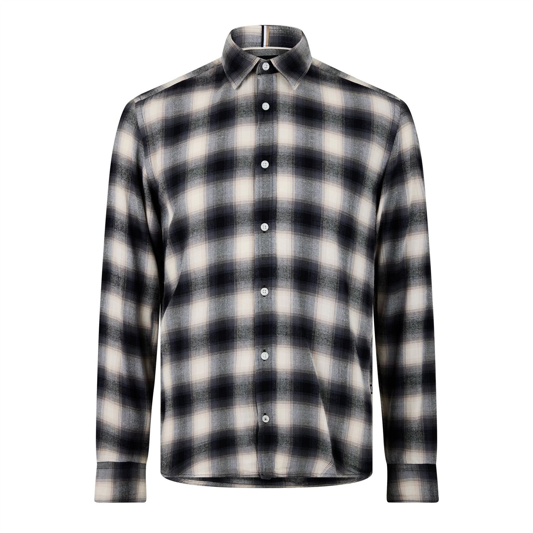 Boss C Liam Kent C1 243 Patterned Long Sleeve Shirt