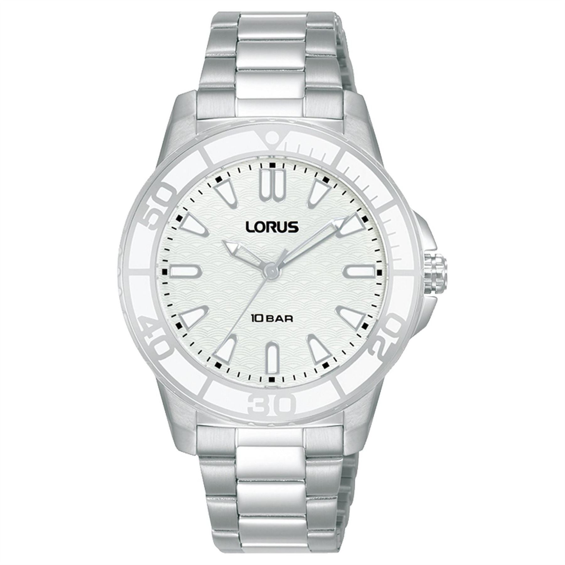 Lorus Sport Analogue Steel Bracelet Watch