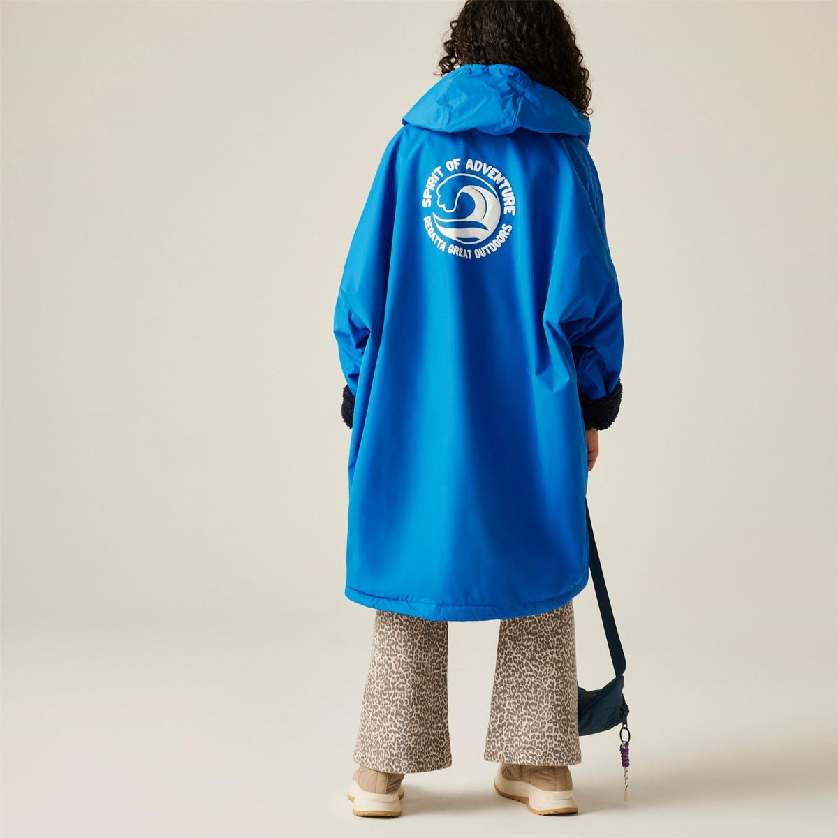 Regatta Kids Fleece Lined Oversized Fit Waterproof Robe