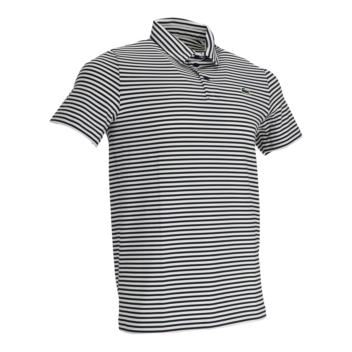 Lacoste Crocodile Logo Collared Neck Short Sleeve Polo Shirt