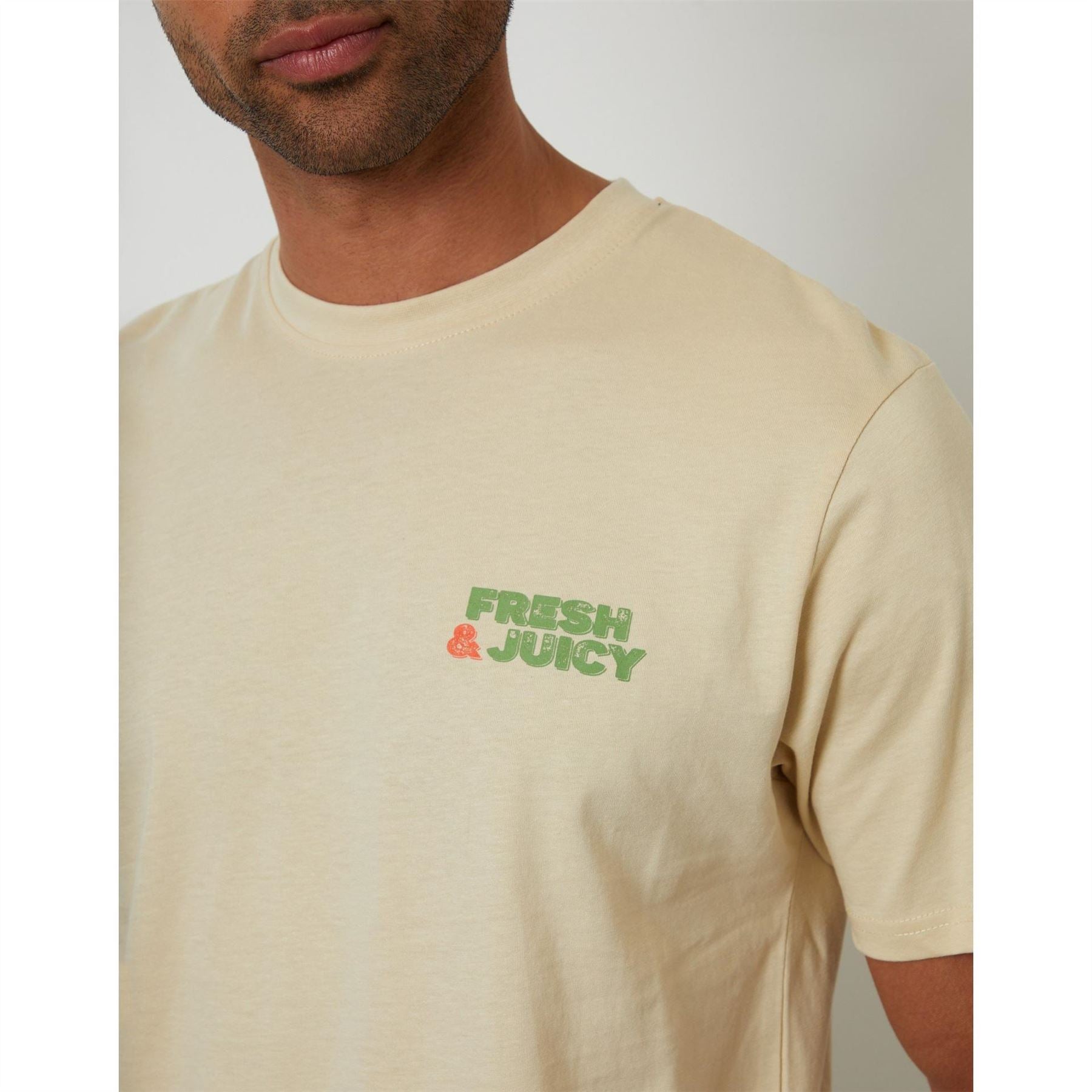 Threadbare Albert Graphic Regular Fit Crew Neck T-Shirt