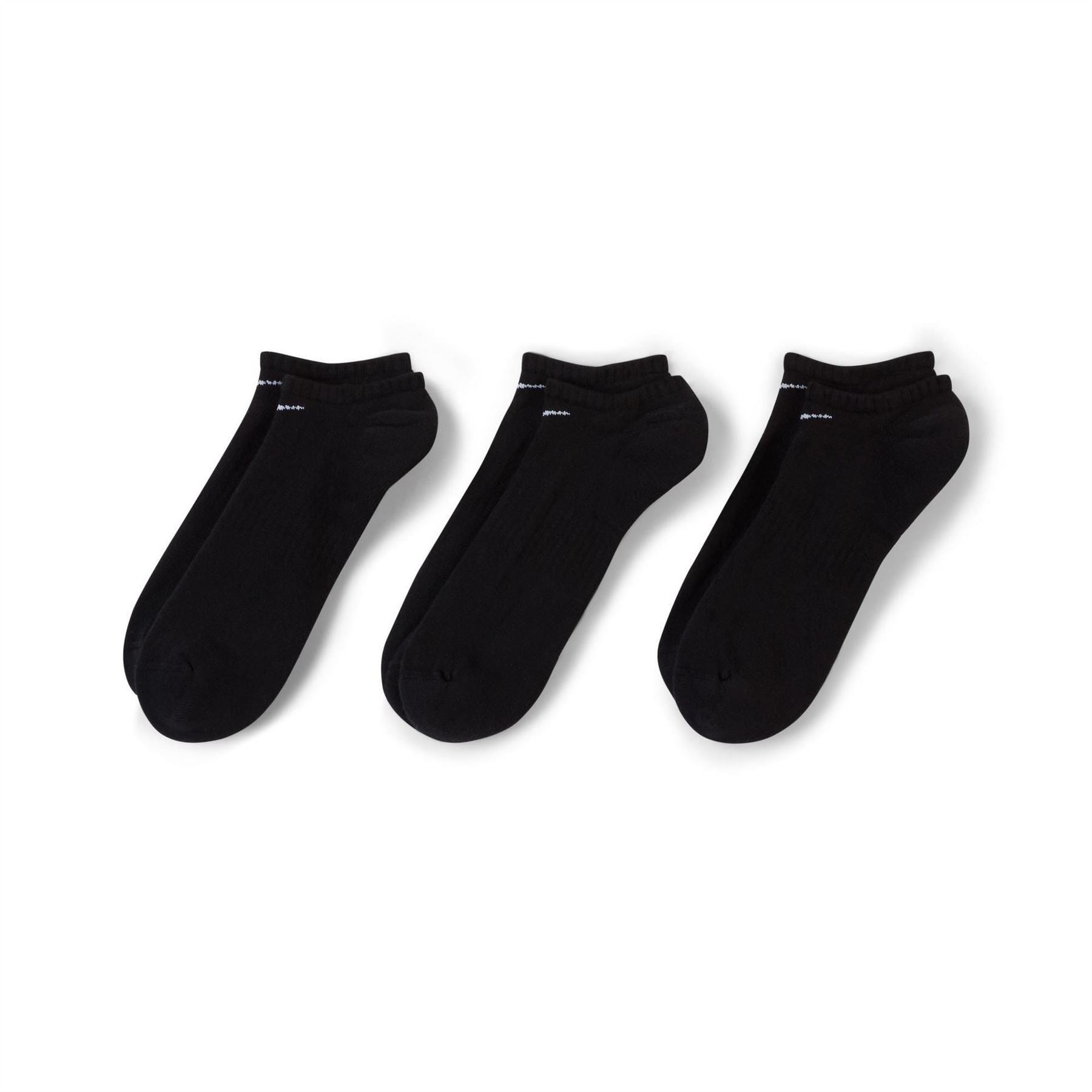 Nike 3 Pack Cushioned No Show Socks