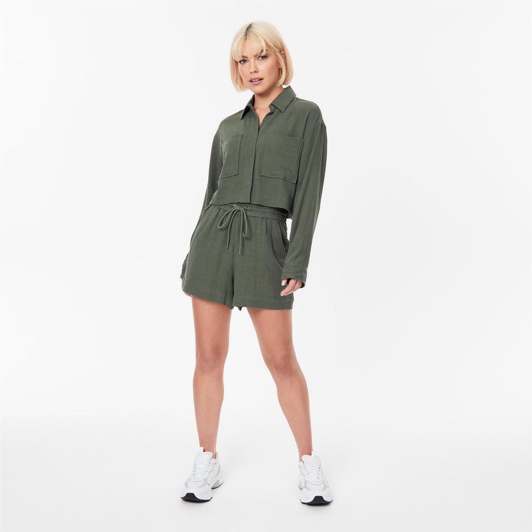 Jack Wills Linen Blend Shacket