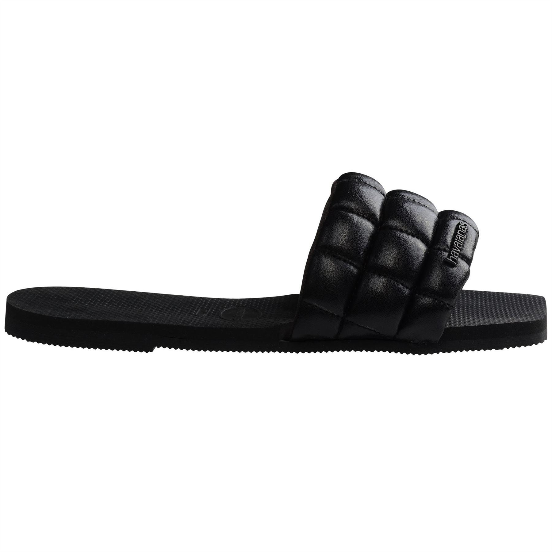 Havaianas Textured Closed Toe Slide Sandals