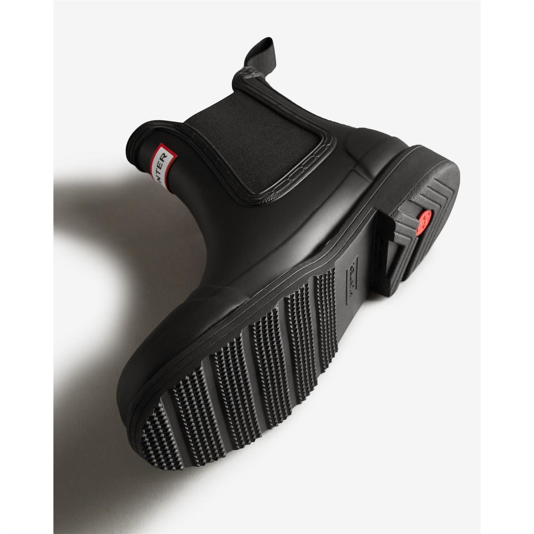 Hunter Comando Chelsea Block Heel Boots