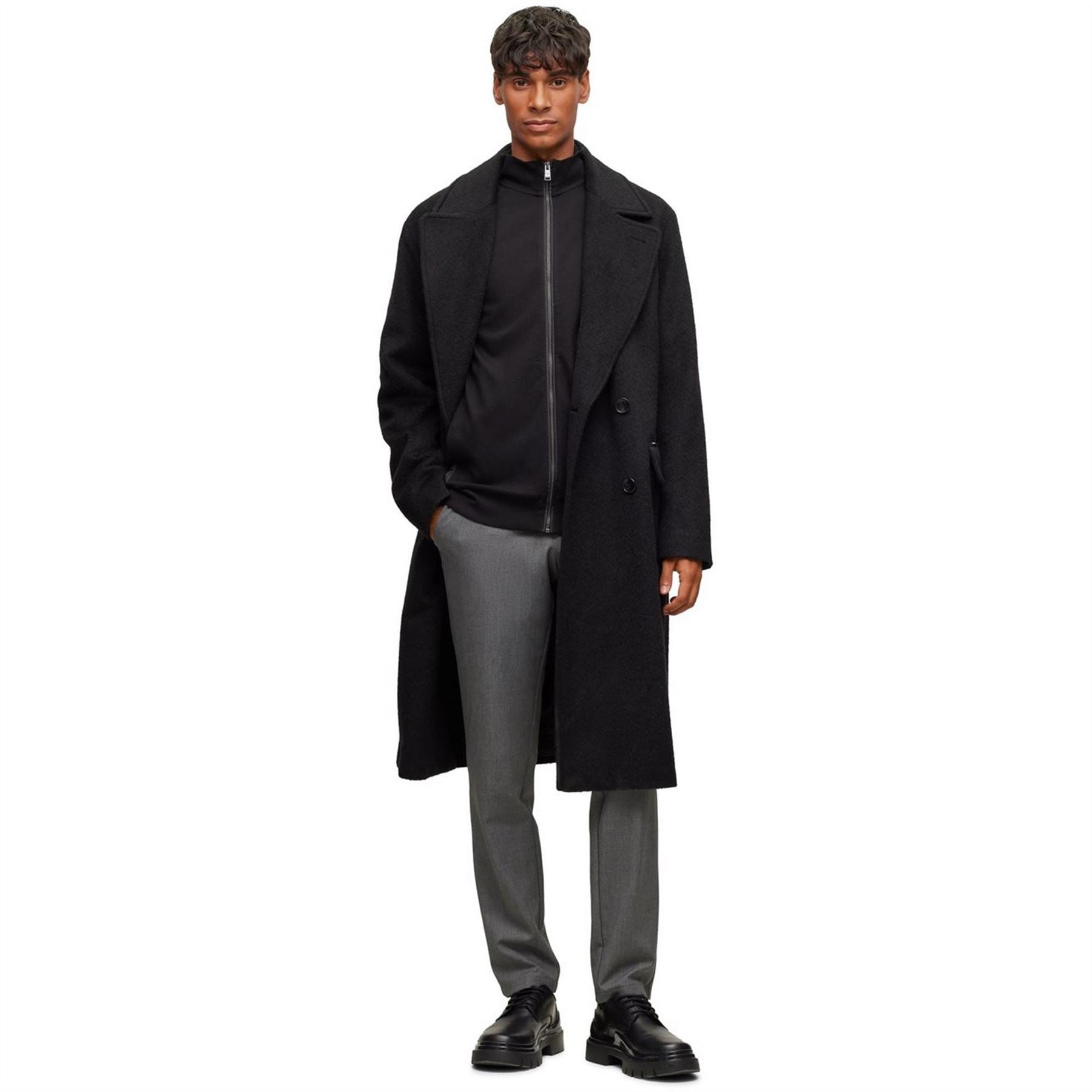 Boss Funnel Neck Regular Fit Long Sleeve Jacket