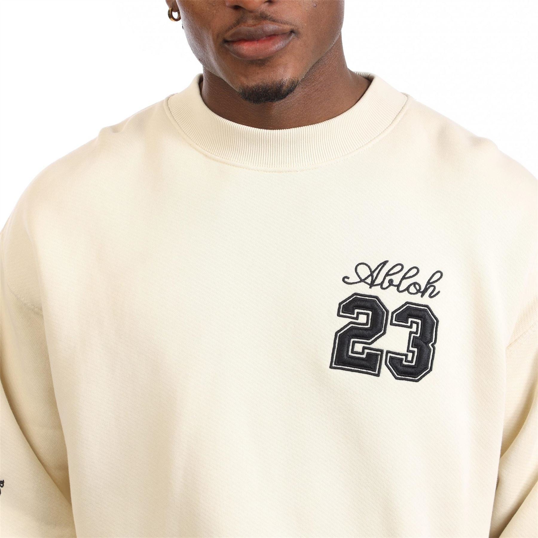 Off White Logo Skate Crewneck Sweatshirt