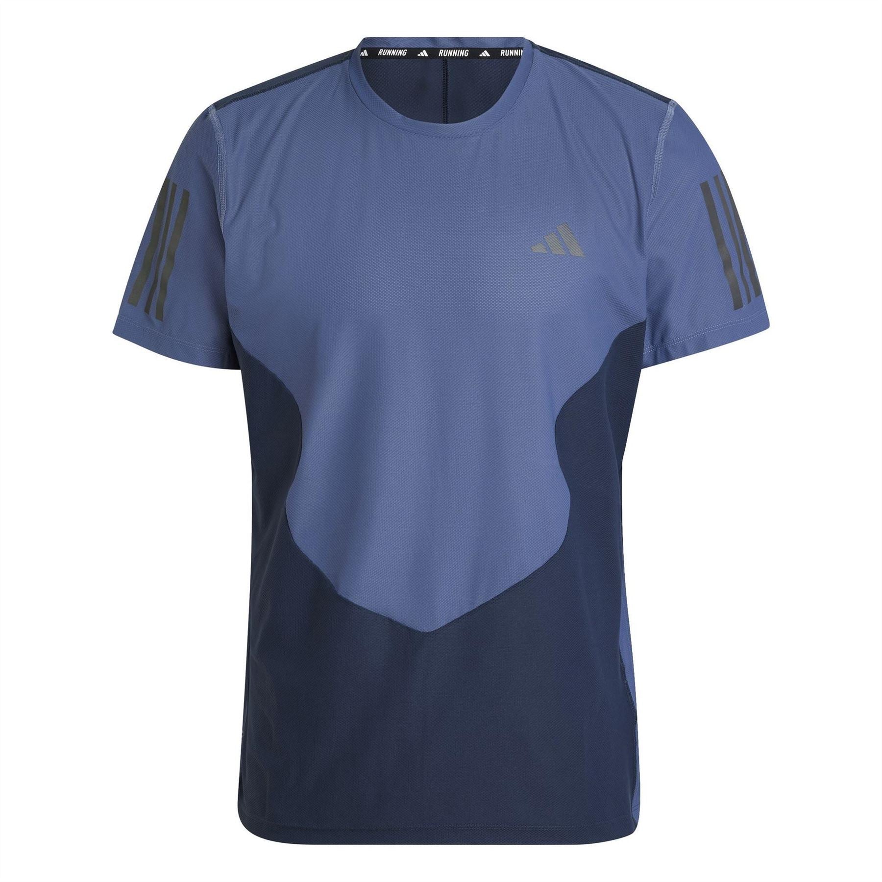 adidas Mens Own The Run Colourblock Aeroready T-Shirt
