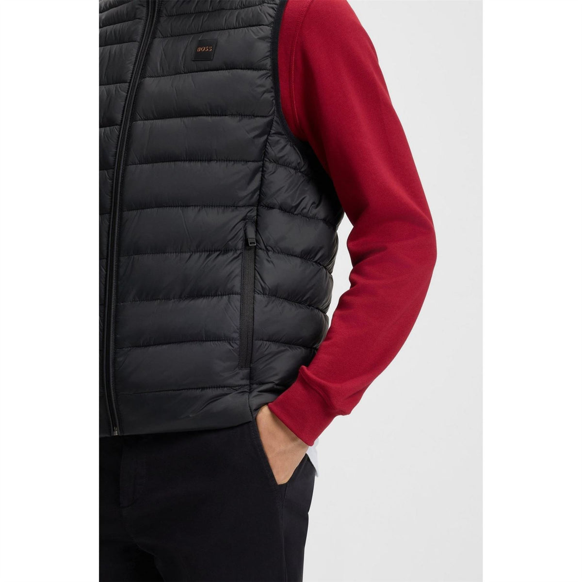 Boss Odeno Orange Slim Fit Gilet