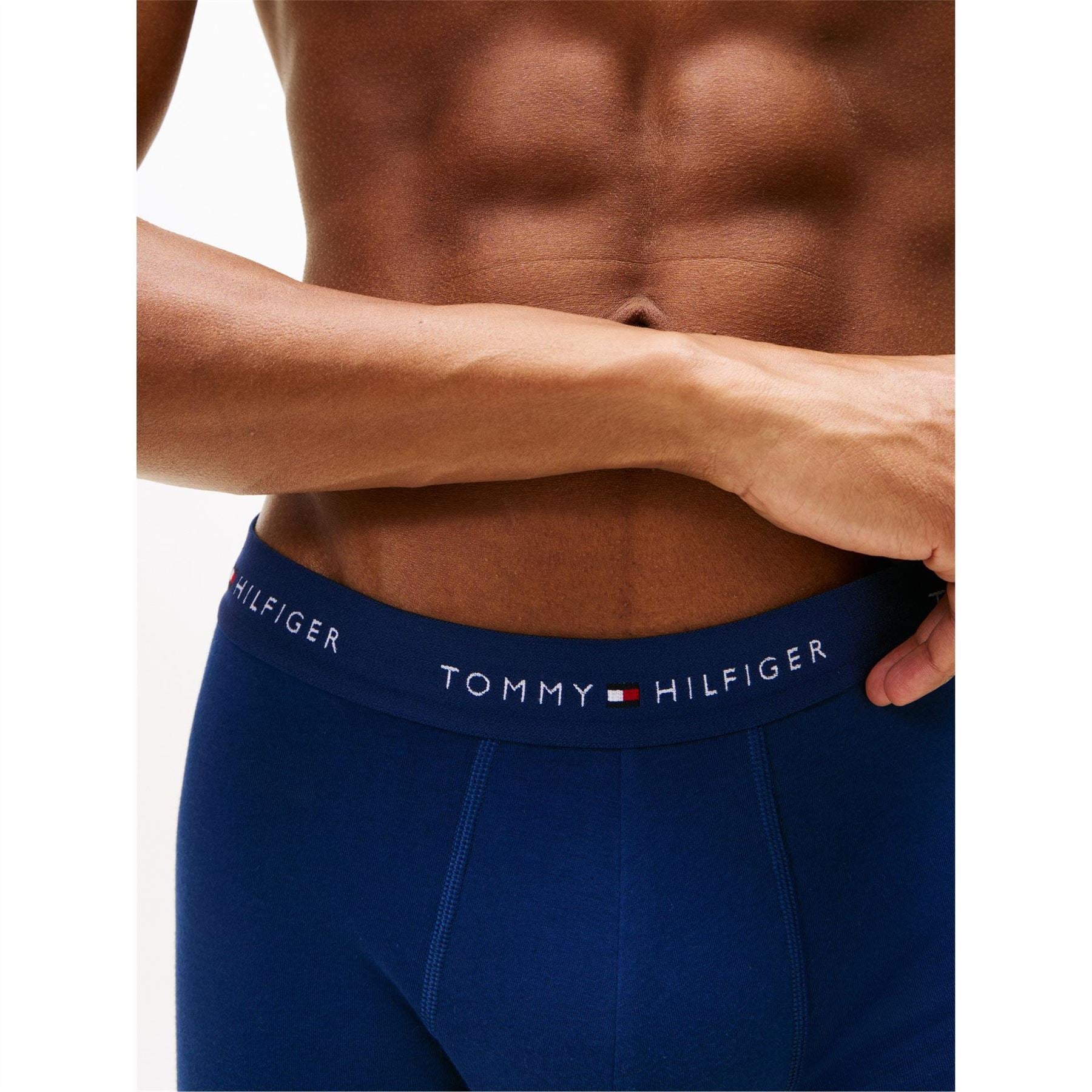 Tommy Hilfiger 3 Pack Signature Waistband Trunks
