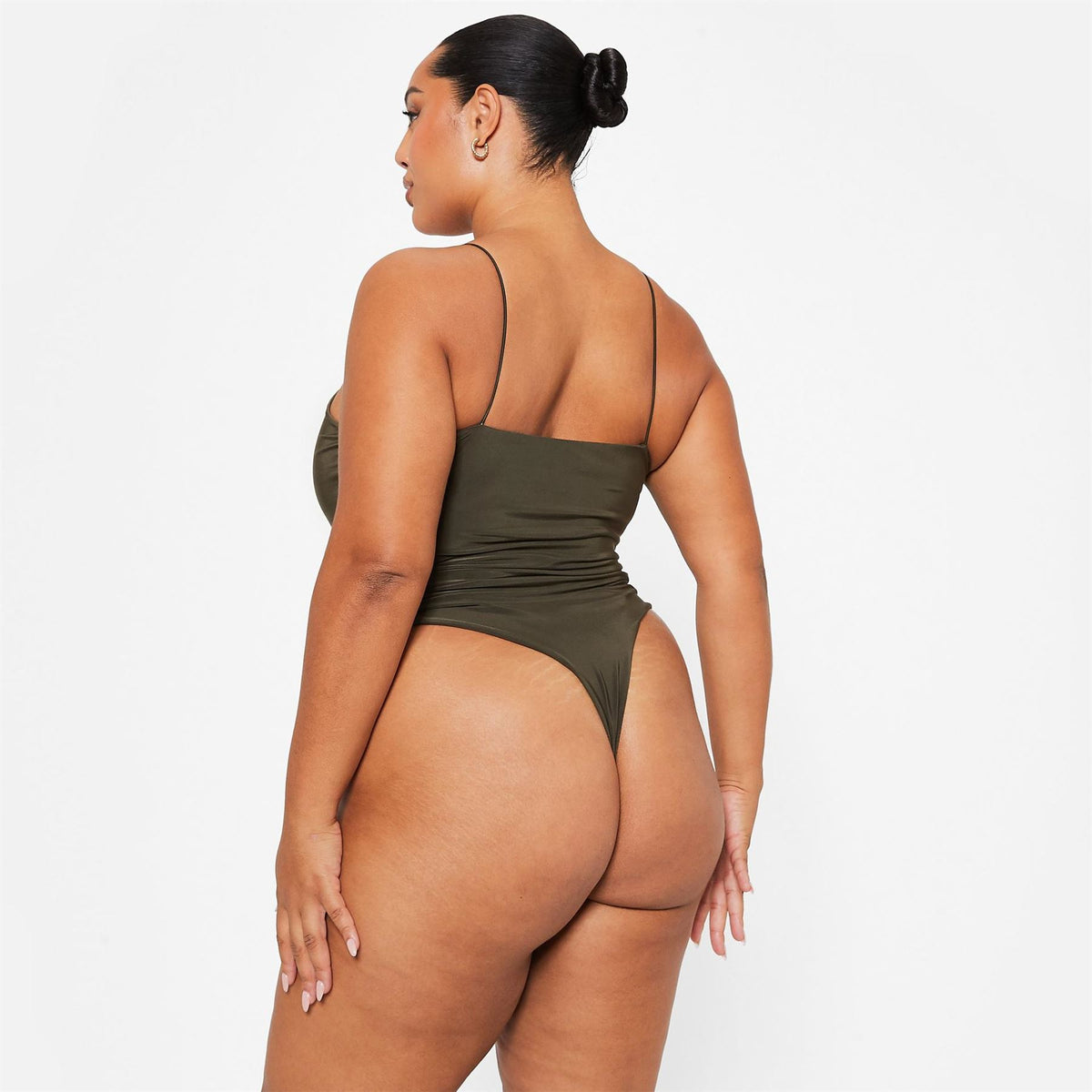 I Saw It First Double Layered Cami Slinky Bodysuit