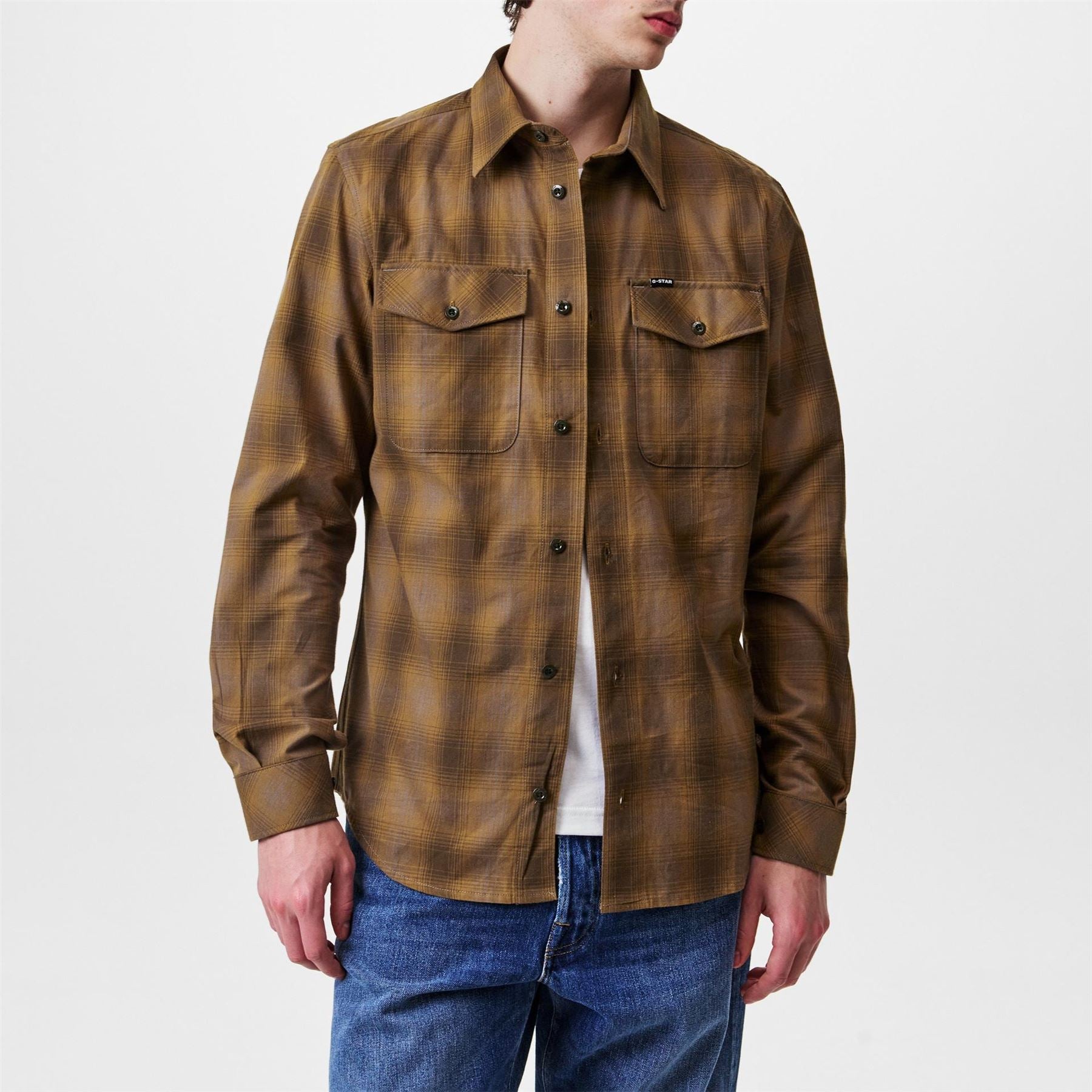 G Star Marine Slim Long Sleeve Shirt