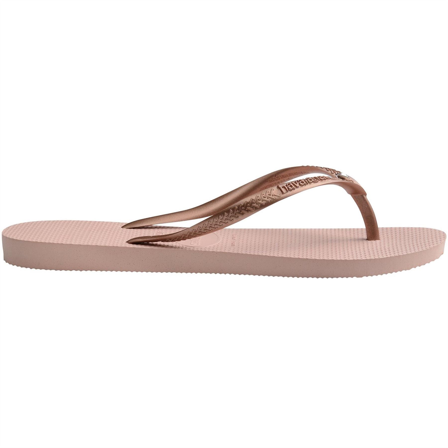Havaianas Womens Hav. Slim Crystal Sw Ii Ballet Rose Flip Flops