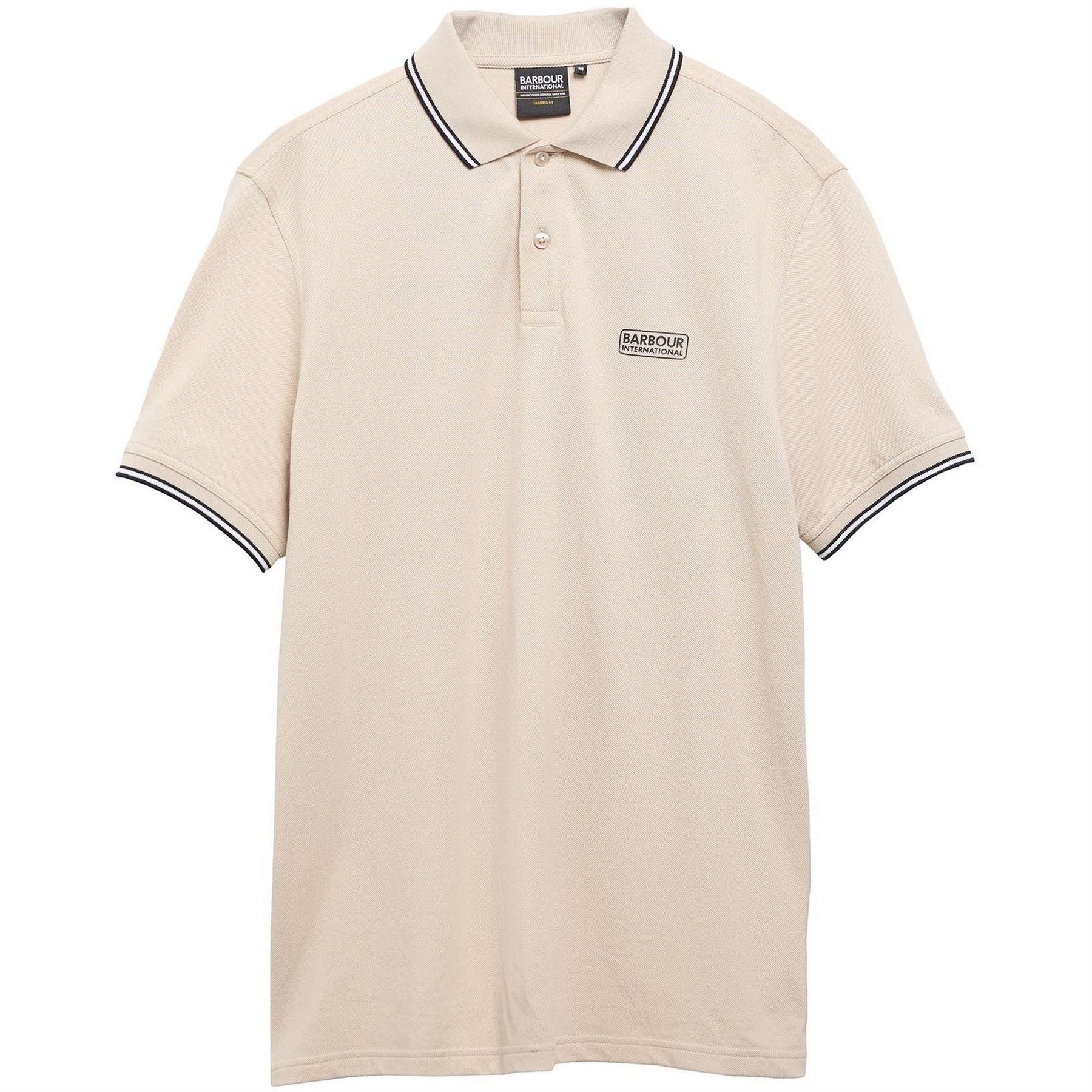 Barbour International Tipped Short Sleeve Polo Shirt