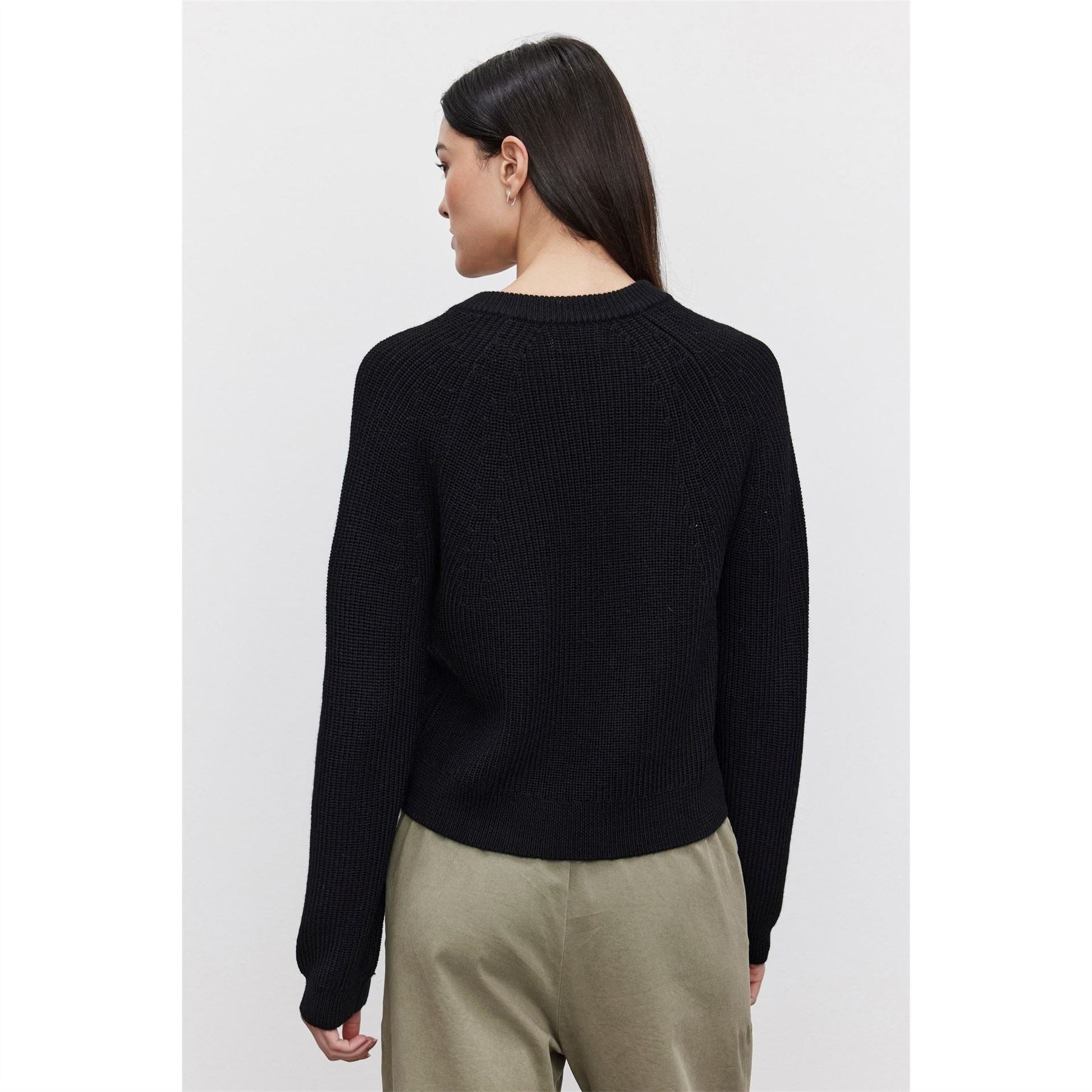 Velvet by Graham and Spencer Relaxed Fit V-Neck Raglan Sleeve Sweater
