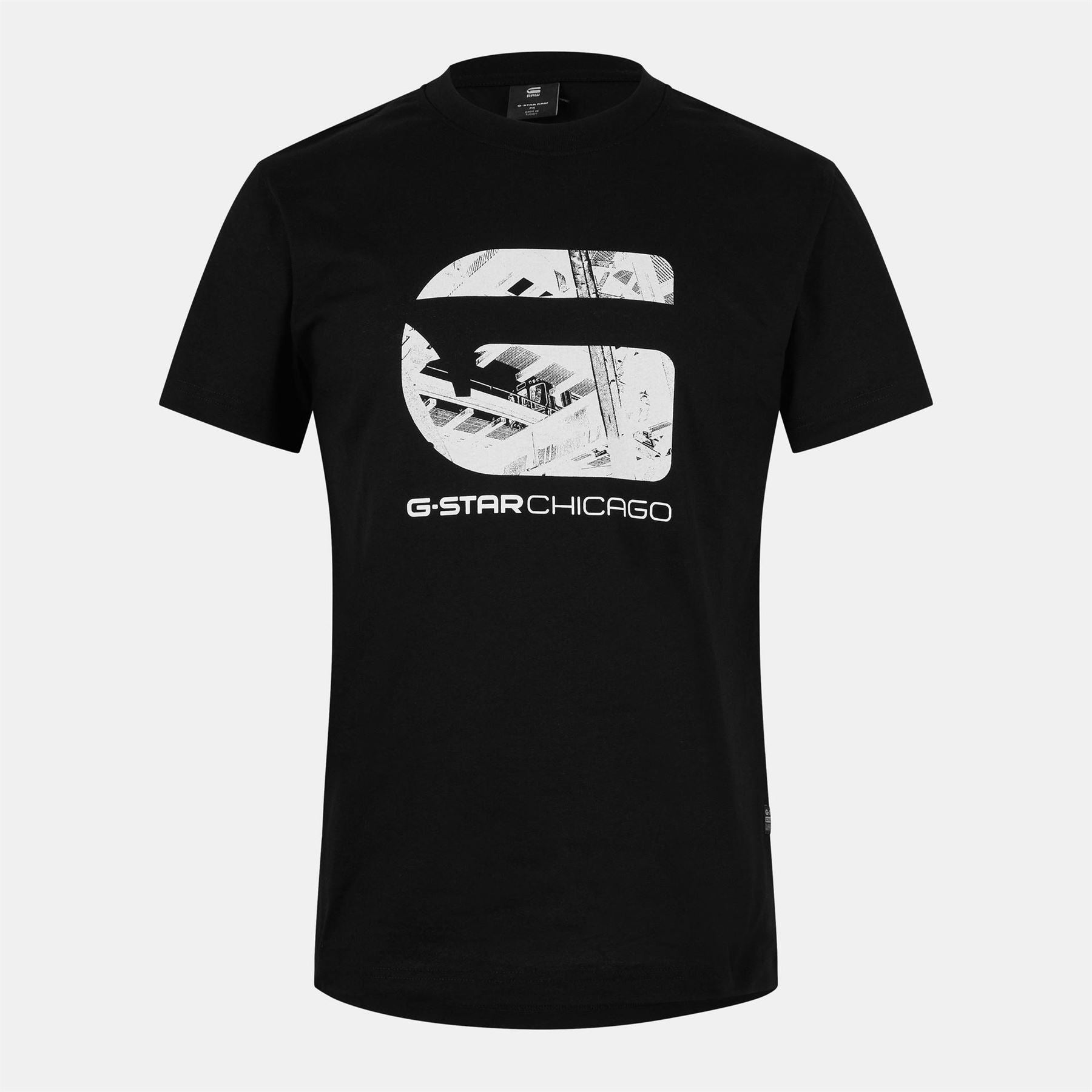 G Star Chicago Lettering Regular Fit T-Shirt