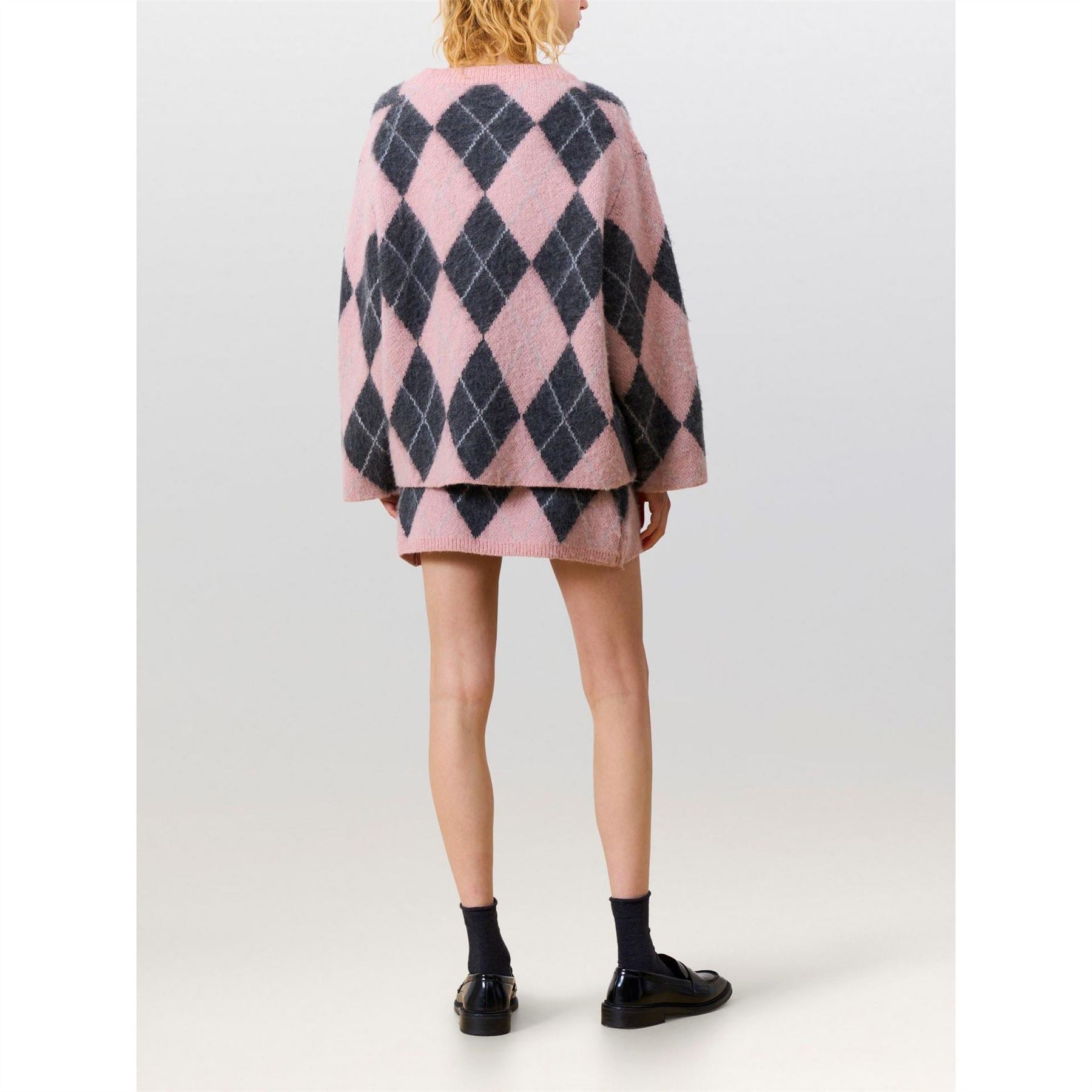Edited Harriet Crew Neck Long Sleeve Drop Shoulder Sweater