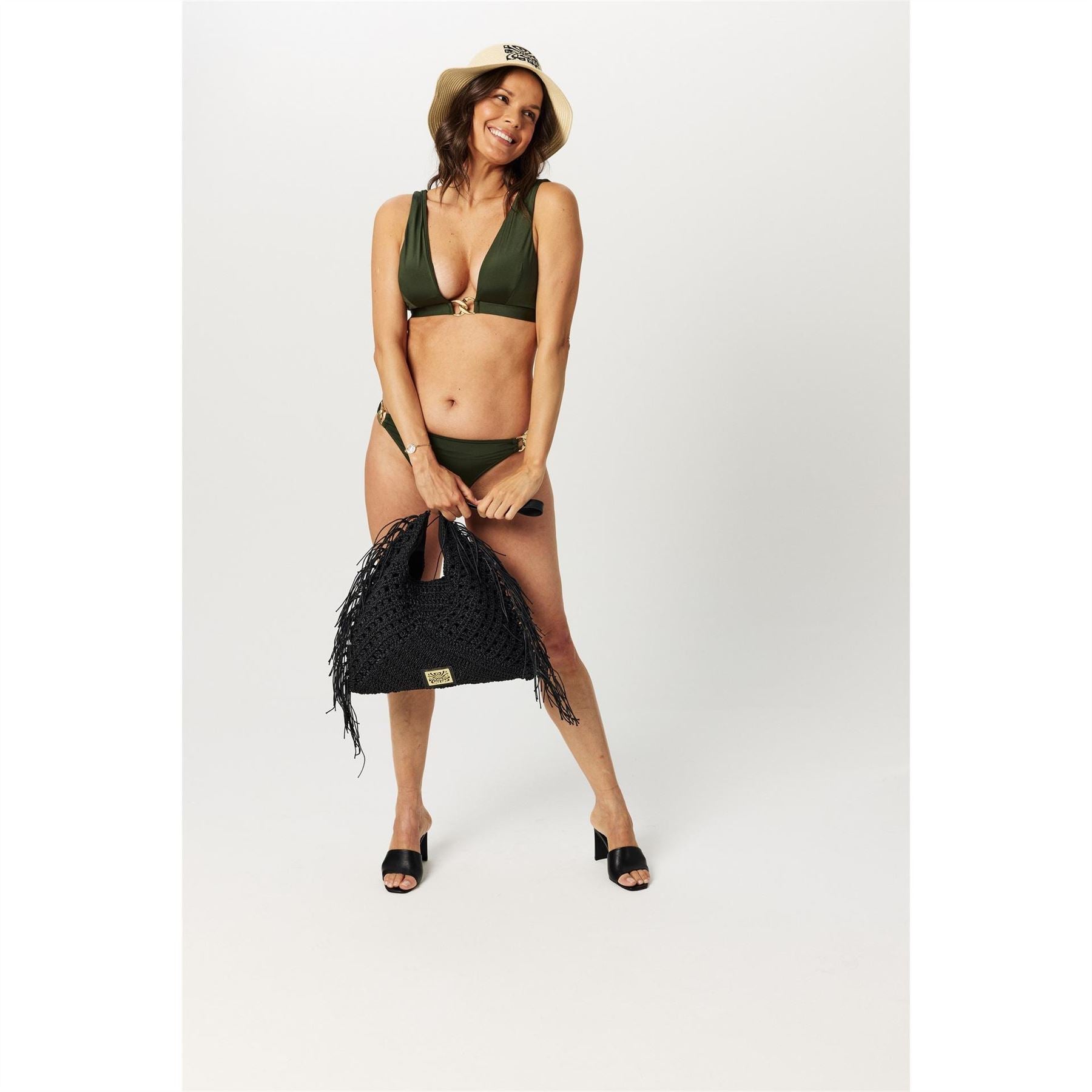 Biba High Leg Bikini Bottoms