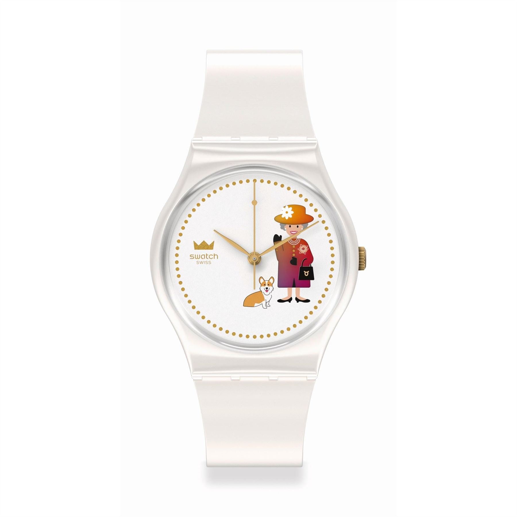Swatch Original Rubber Single Wrap Fashion Analogue Watch