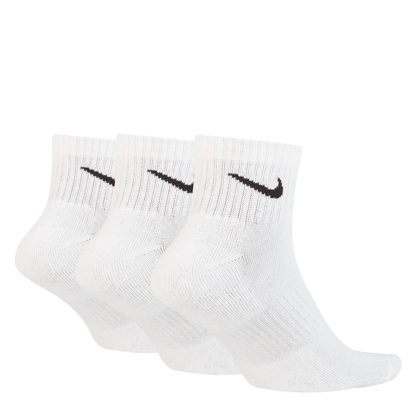 Nike Three Pack Quarter Socks Mens