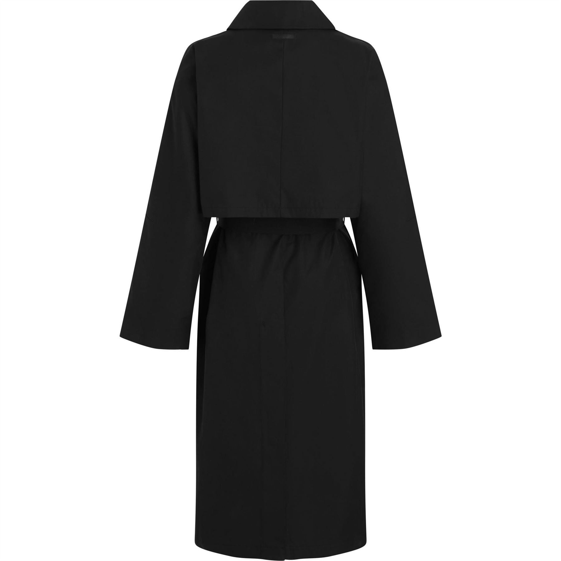 Calvin Klein Long Sleeve Cotton Trench Coat