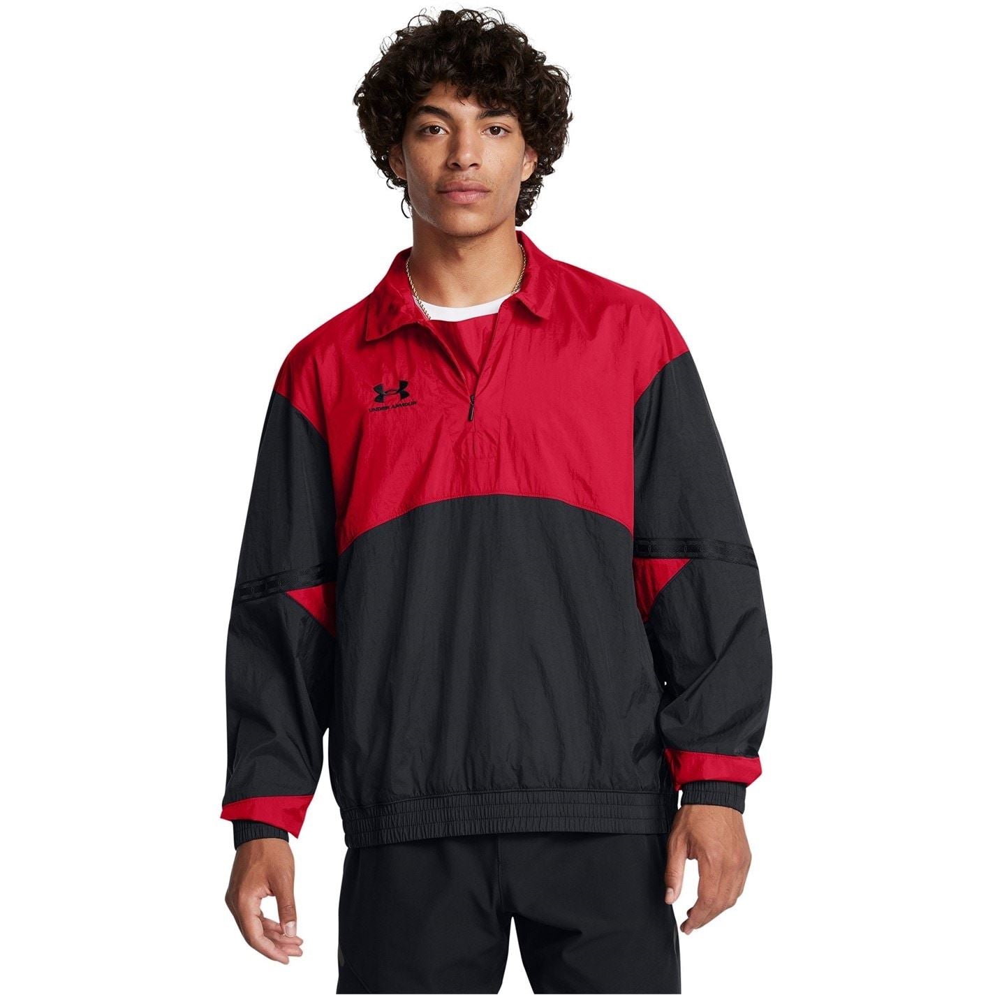 Under Armour 96 Zip Neck Long Sleeve Drill Sweatshirt