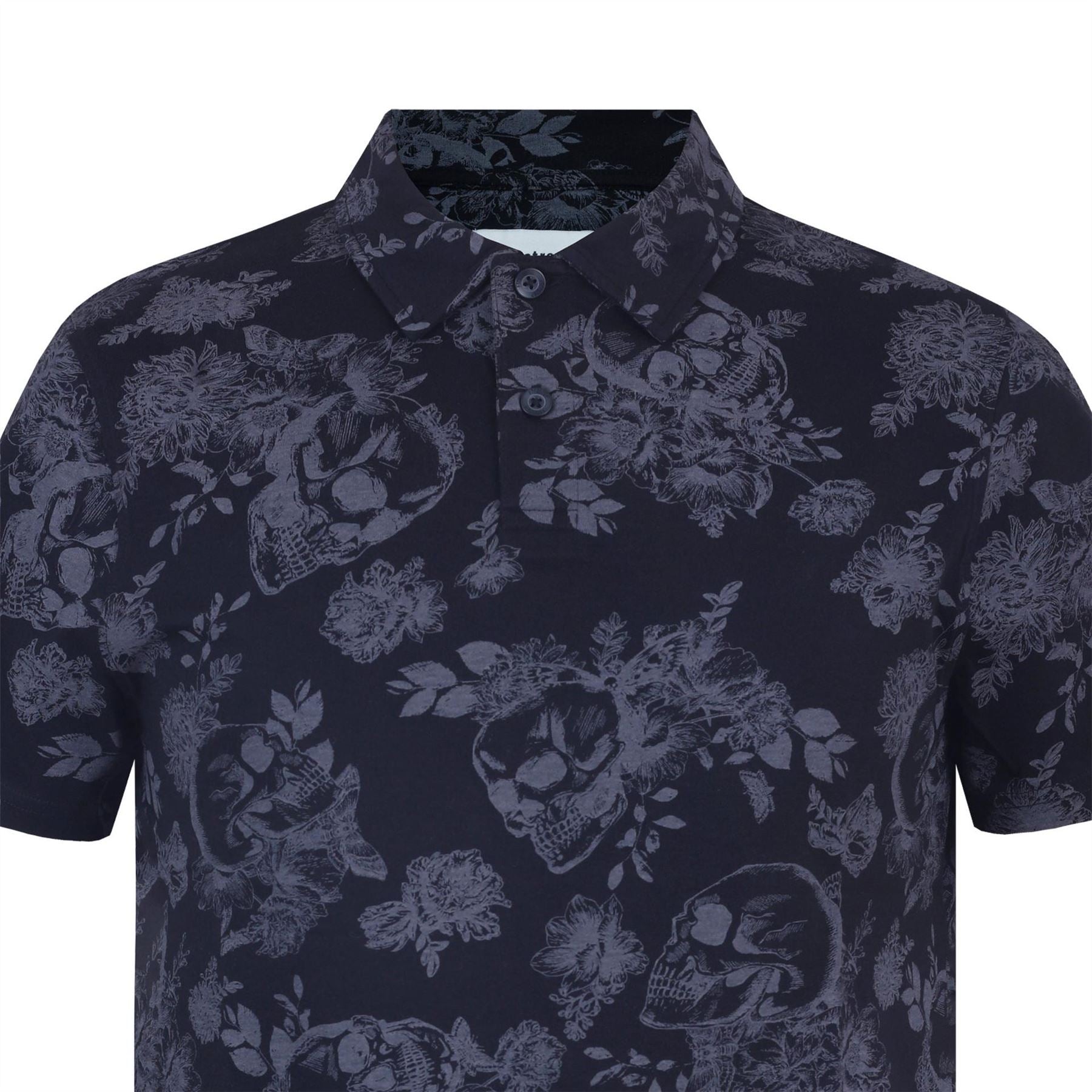 Firetrap Mens All Over Print Polo Top