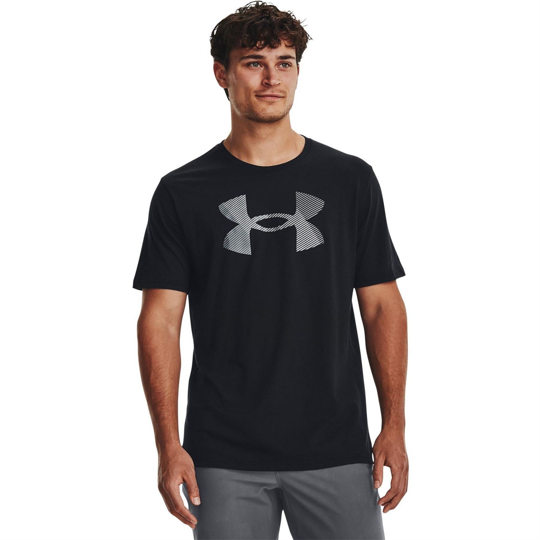 Under Armour Logo Print Crew Neck Short Sleeve Jersey T-Shirt
