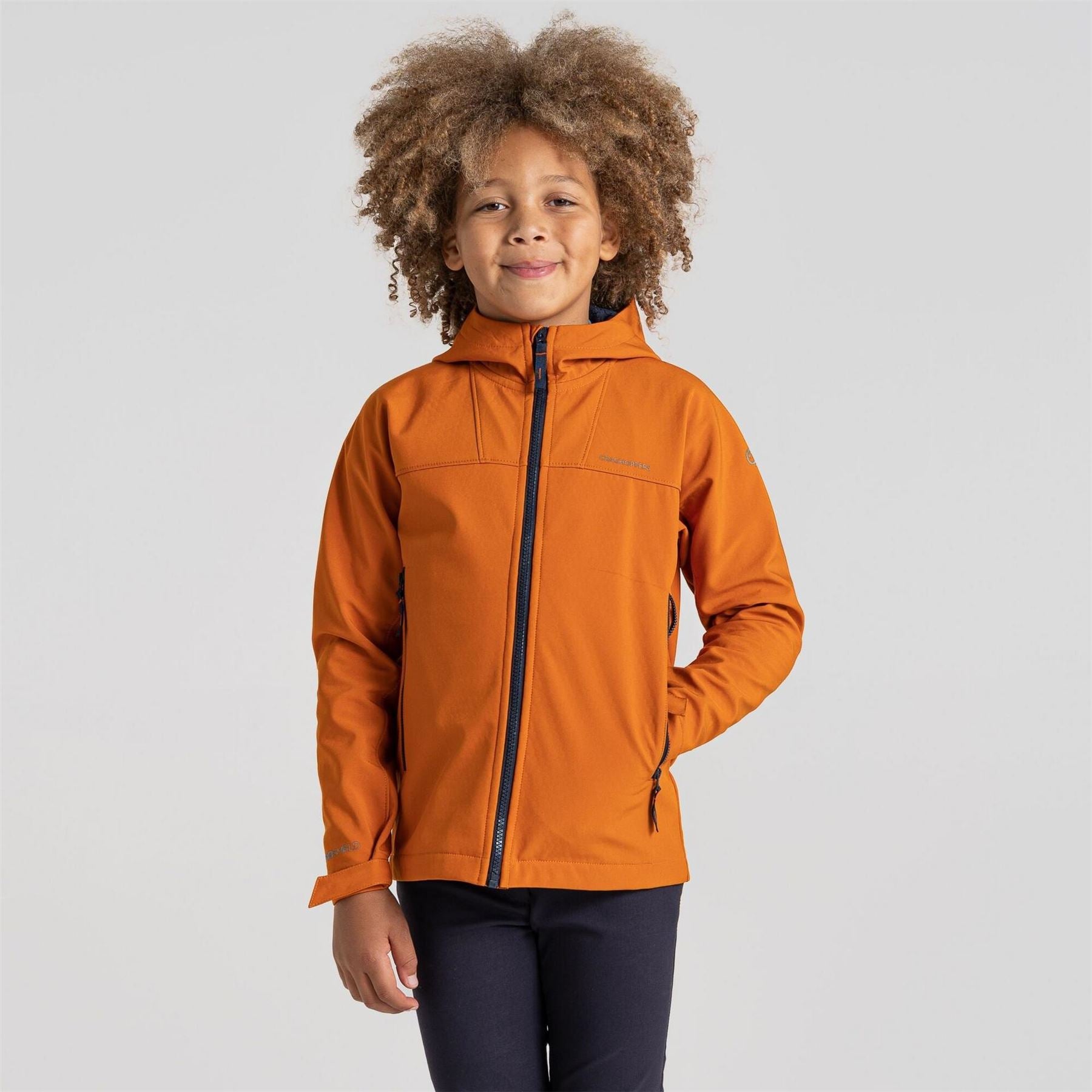 Craghoppers Kids Crag Landon Hooded Softshell Jacket