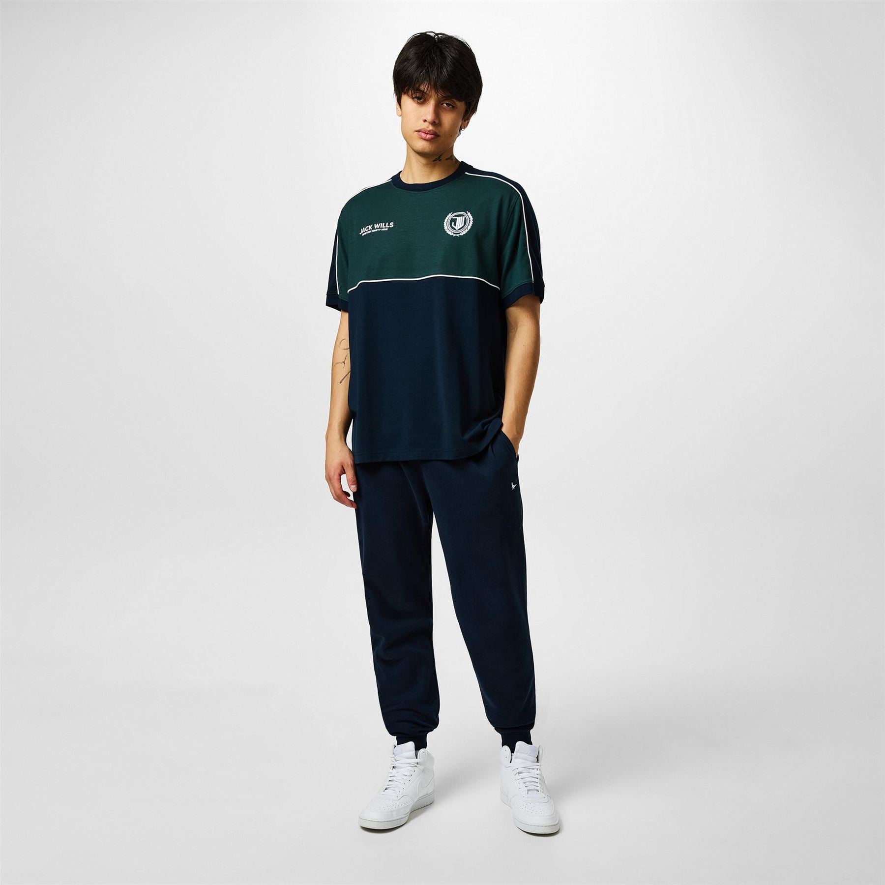 Jack Wills C And S Crew Neck Regular Fit T-Shirt